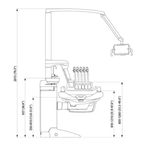 Planmeca Compact Classic dimensions 2